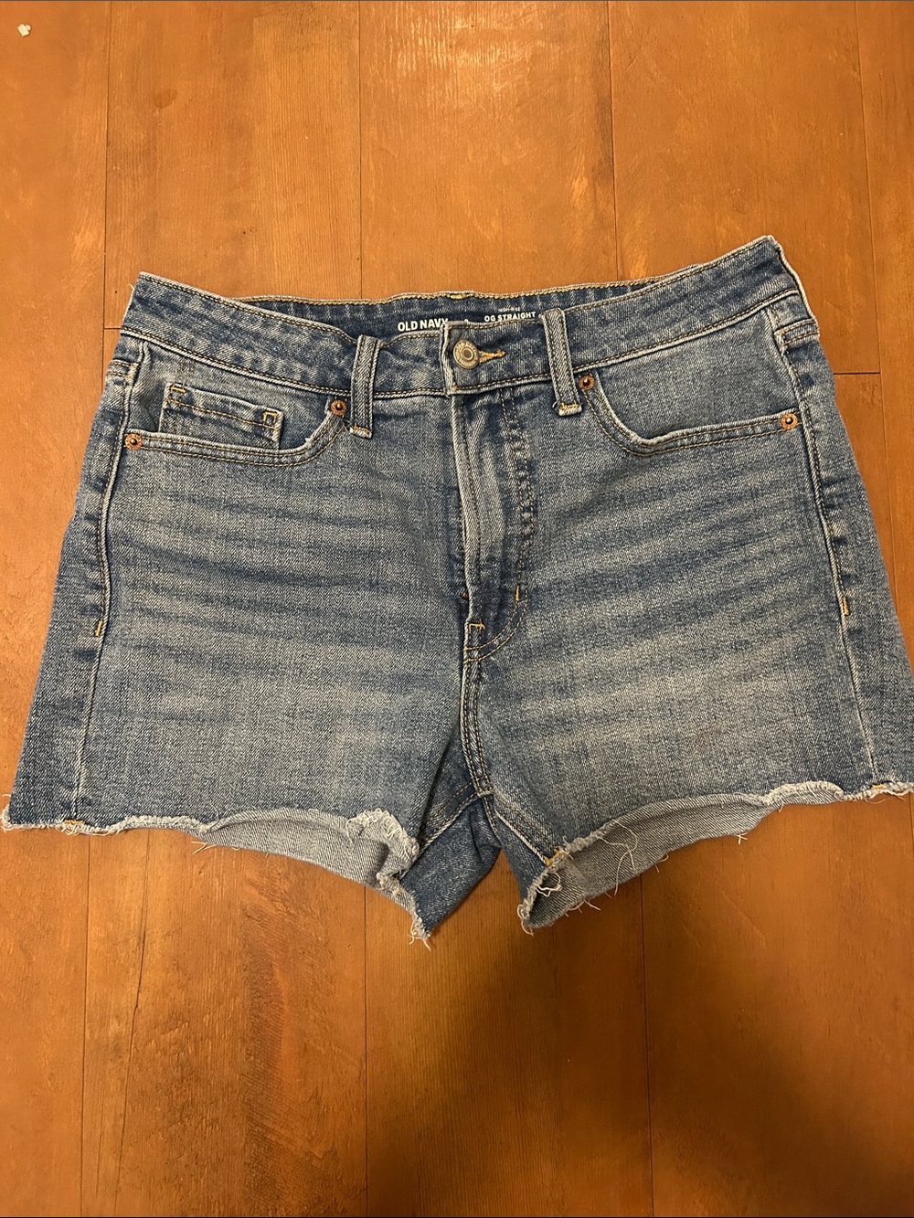 Old Navy Light Blue Denim Cutoff Shorts